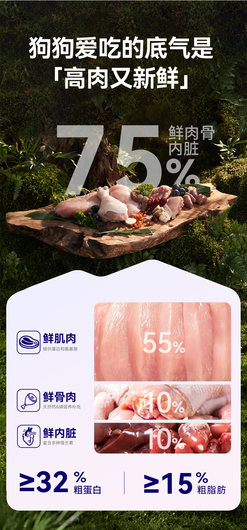 霸弗丛林食谱天然幼犬粮