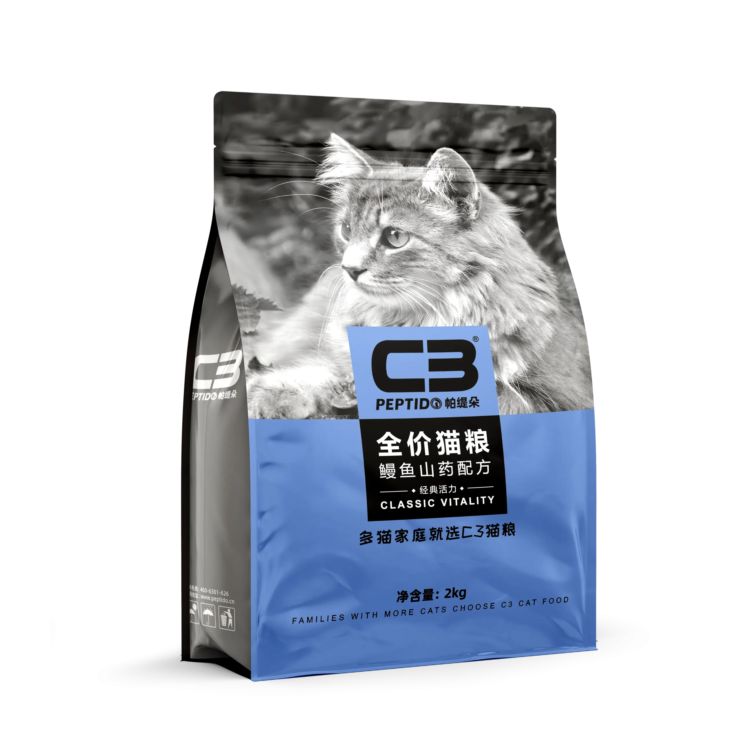 C3帕缇朵无谷猫粮鳗鱼山药