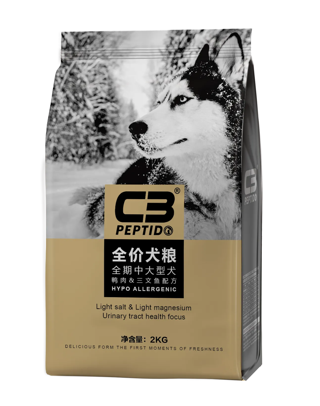C3帕缇朵无谷犬粮中大型犬鸭肉三文鱼