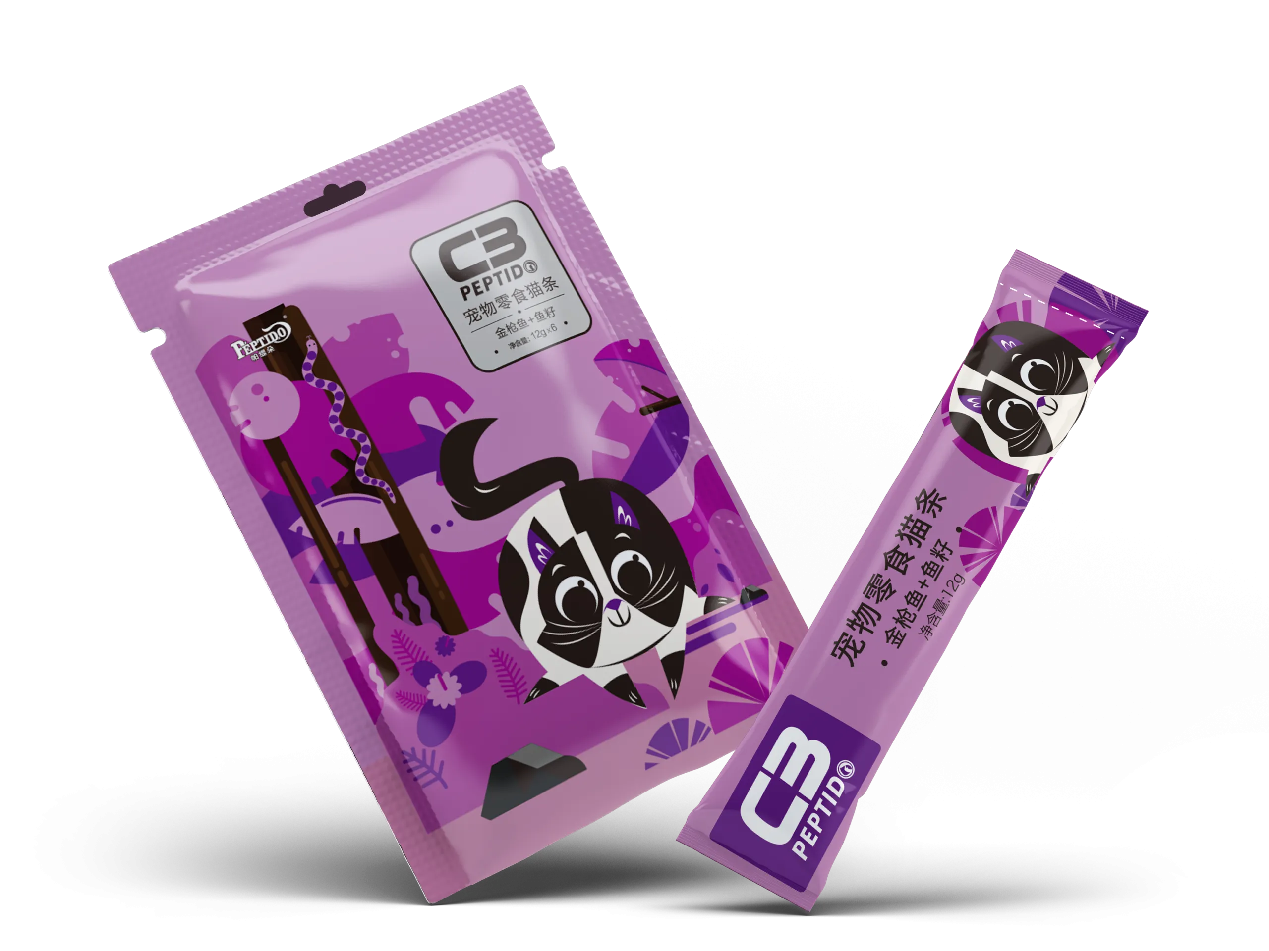 12g*6条C3猫条金枪鱼鱼籽